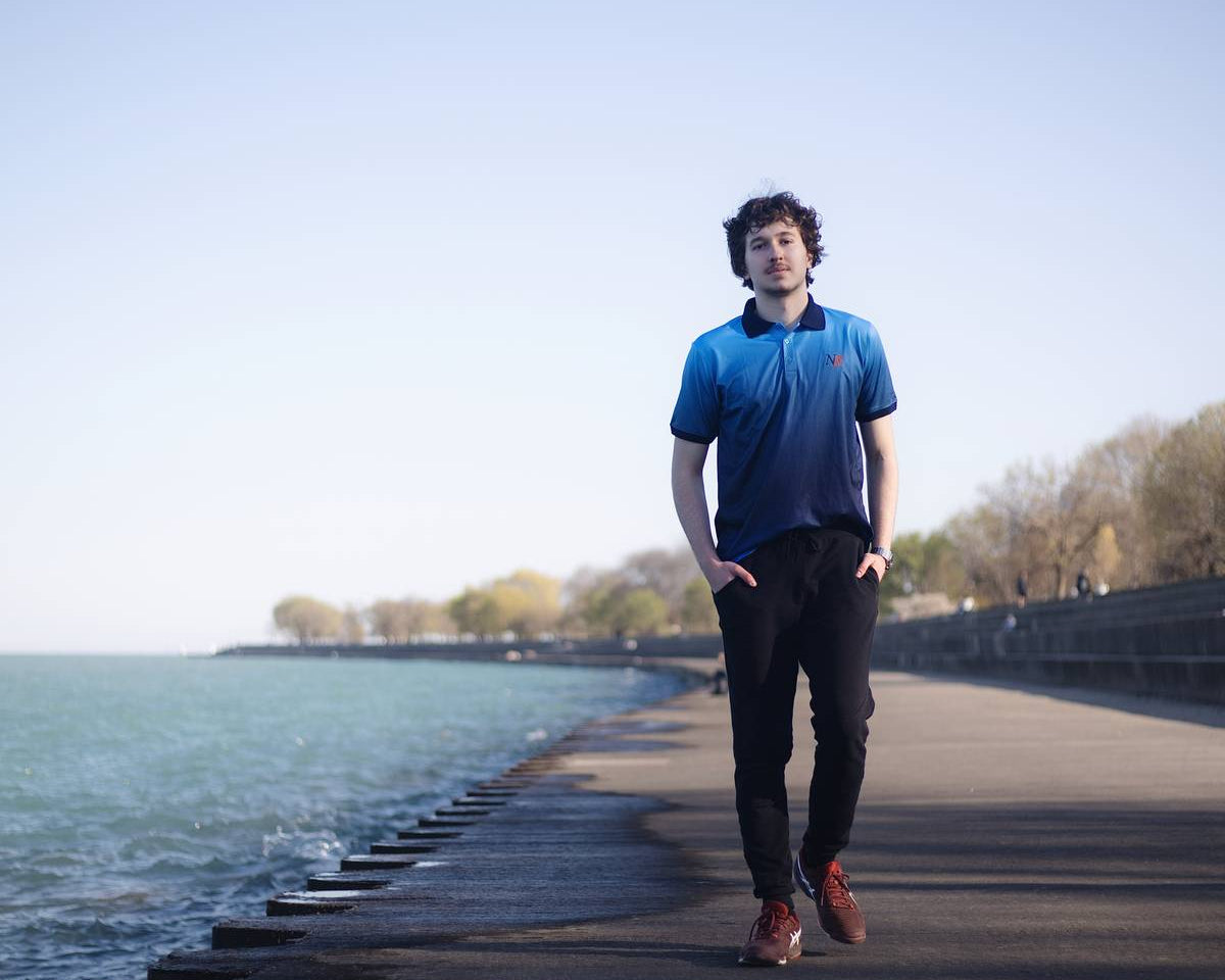 HETEROCHROMIA Gradient Polo (Blue)