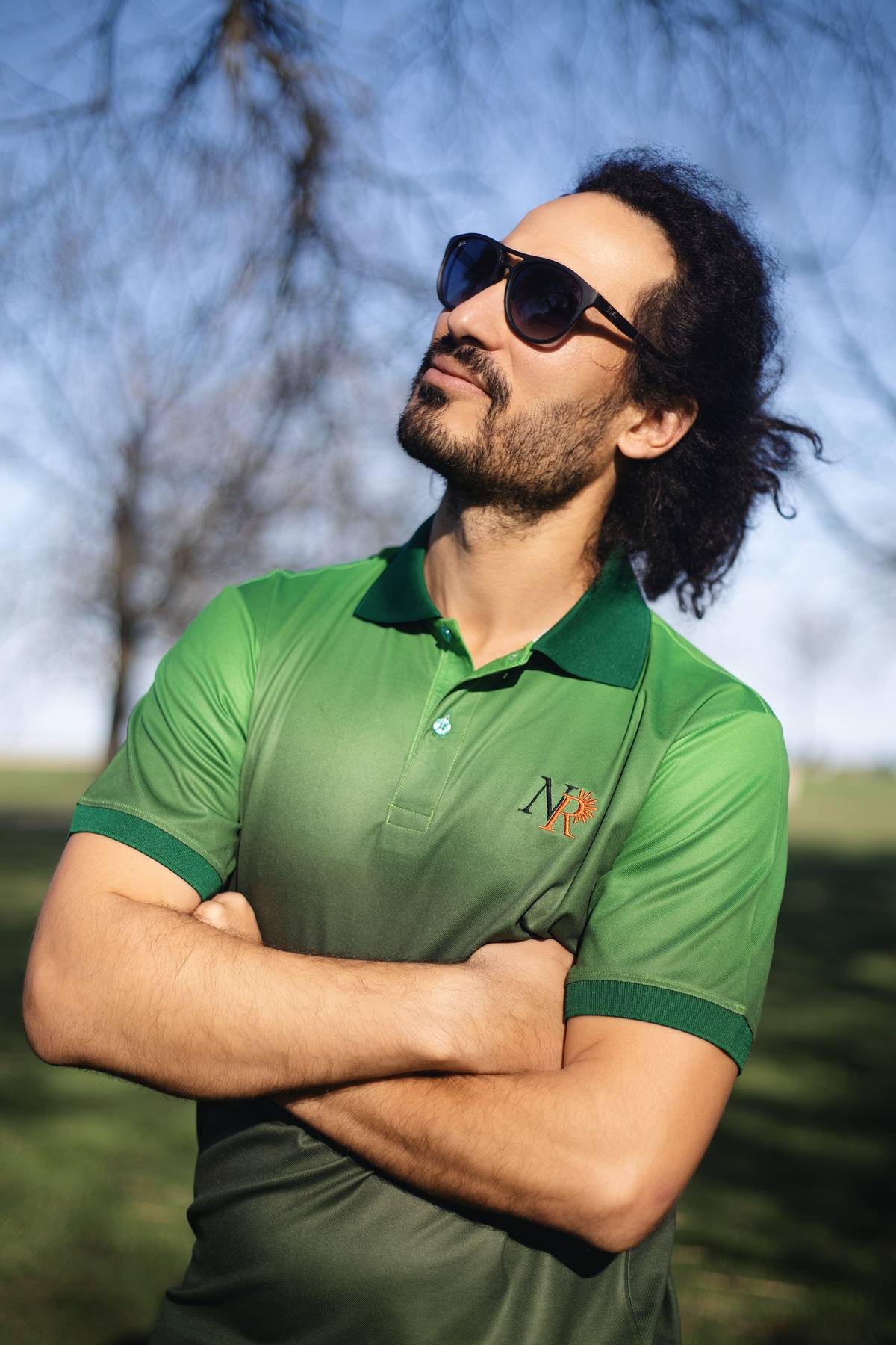 HETEROCHROMIA Gradient Polo (Green)