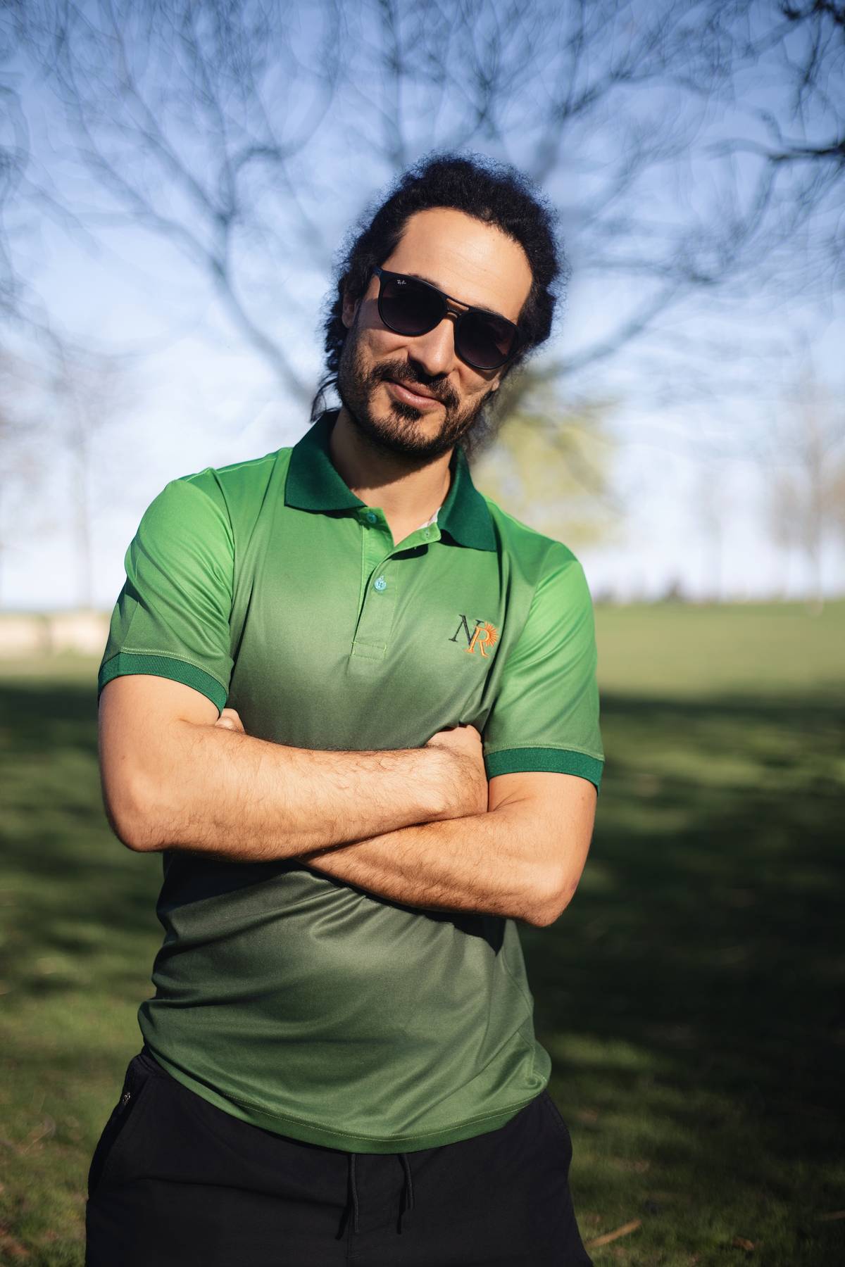 HETEROCHROMIA Gradient Polo (Green)