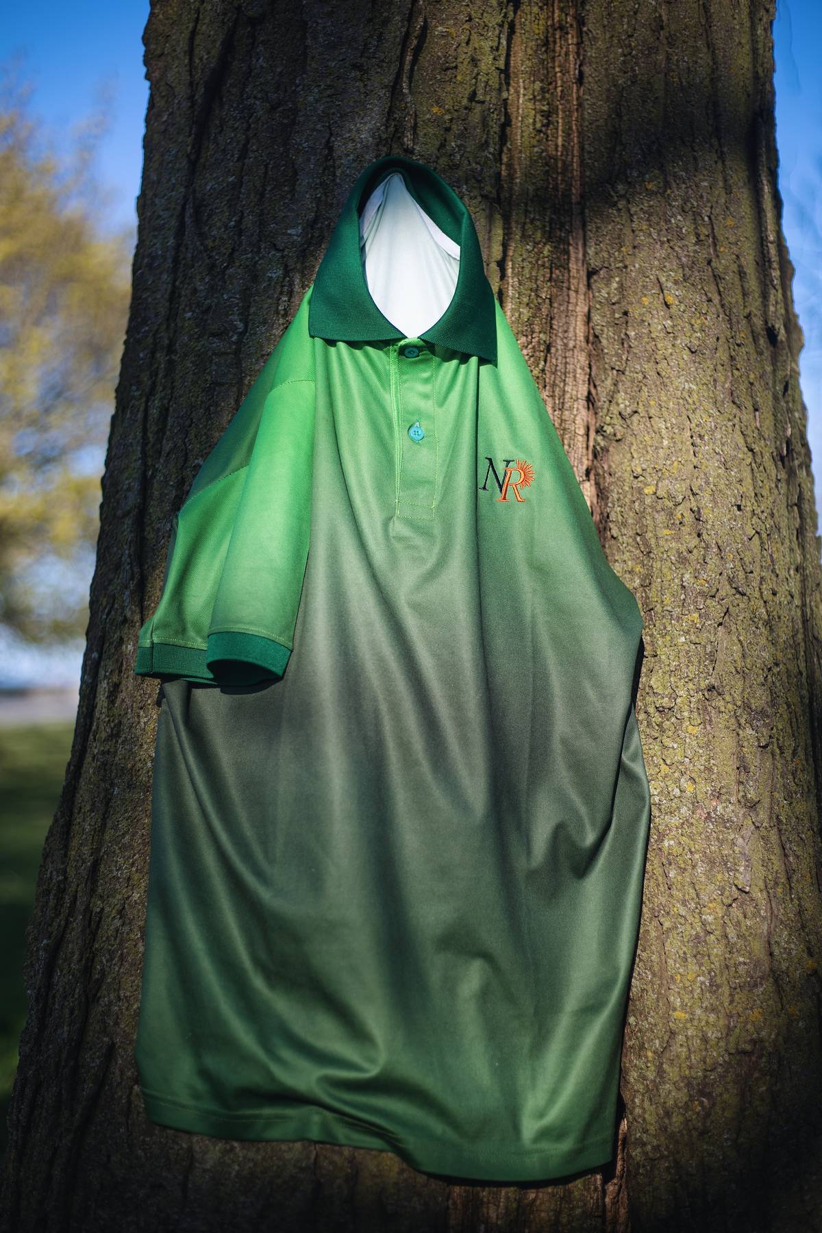 HETEROCHROMIA Gradient Polo (Green)